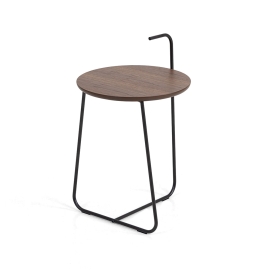 네오 사이드 테이블 Neo Side Table월넛네츄럴+아이언그레이