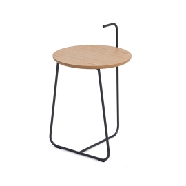 네오 사이드 테이블 Neo Side Table화이트오크네추럴+아이언그레이