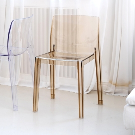 해리 체어 Harry chair클리어브라운