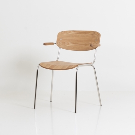 위즈 암체어 Wiz armchair화이트오크네츄럴