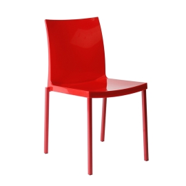 아만다체어 PLASTIC레드