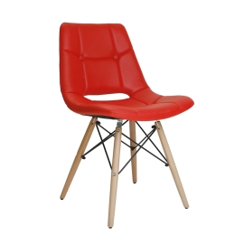 에펠오픈체어 PU레드