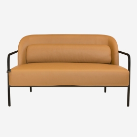 써카라운지2인브라운PU