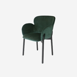 암체어 진저다크그린 패브릭