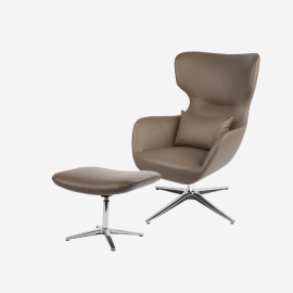 버핏라운지 오토만세트브라운