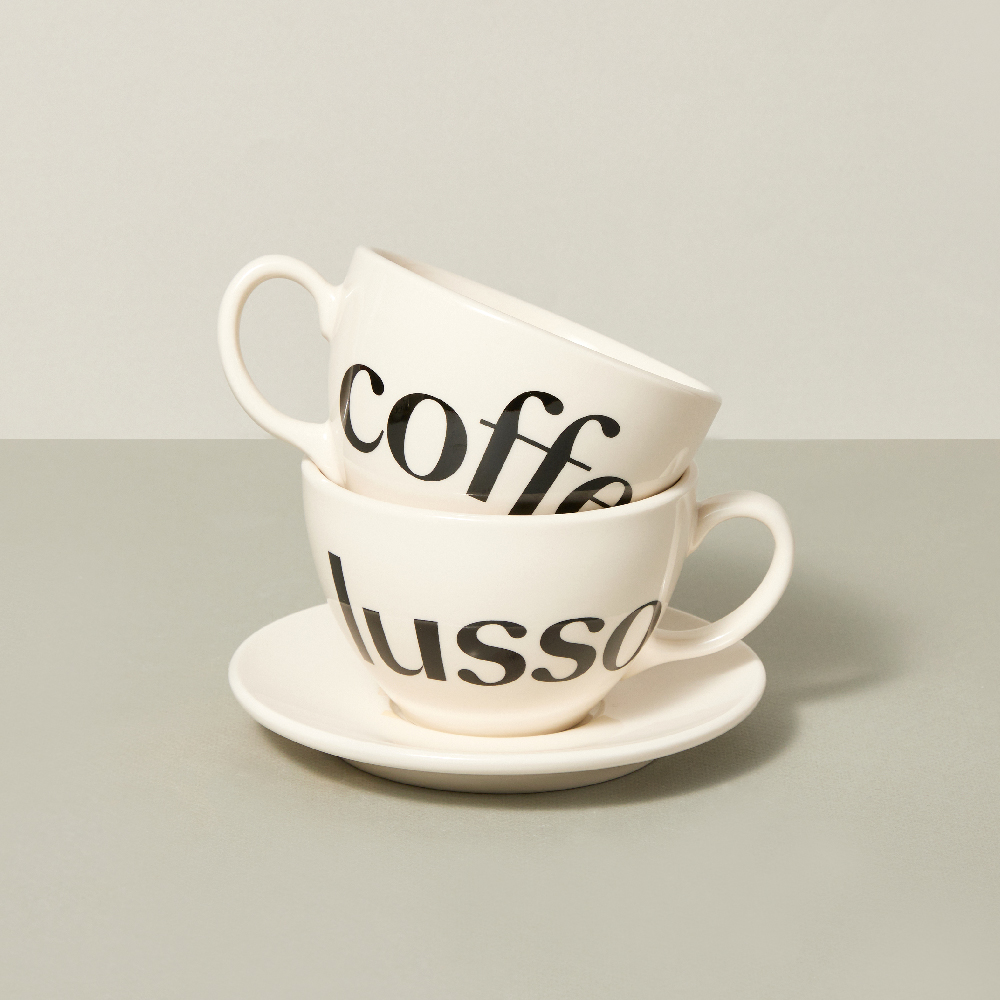 커피루소 라떼잔