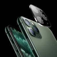 아이폰/갤럭시 카메라 풀커버 메탈 강화유리 보호필름