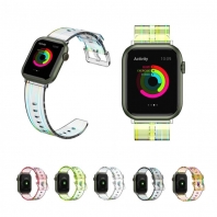 애플워치 투명 오로라 실리콘  고급 스트랩 시계 밴드 5종