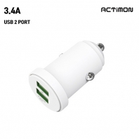 엑티몬 차량용 3.4A 충전기 (USB 2 포트) (케이블 미포함)