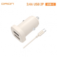 드리온 차량용 3.4A 충전기 (USB 2포트) (C-TYPE)