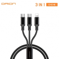 드리온 3 IN 1 메탈 케이블 - 1.5M CP+CP+8P