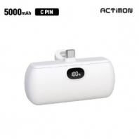 엑티몬 일체형 보조배터리 5000mAh (C PIN) M-LCD-MINI-5000
