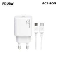 엑티몬 가정용 PD 20W 충전기 (C 포트) (C to C) MON-PD20W-HC