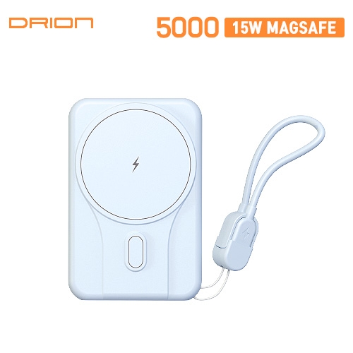 드리온 고속 맥세이프 보조배터리 5000mAh C to C  D-MAG15W-5000