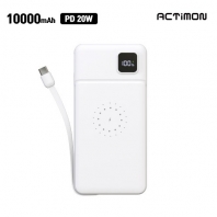 엑티몬 고속 무선 보조배터리 10000mAh  M-PWQ-PD10000-CPIN
