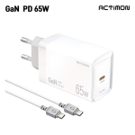 엑티몬 가정용 PD 65W 충전기 (C 포트) (C to C) MON-PD65W