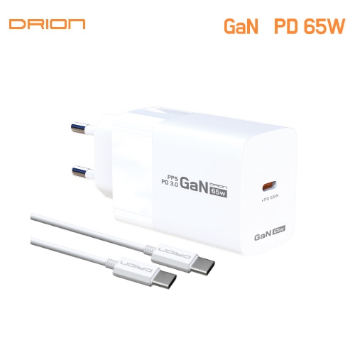드리온 가정용 PD 65W 충전기 (C 포트) (C to C) DR-PD65W