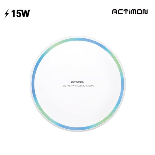 엑티몬 15W 무선 충전 패드 (C-TYPE) M-LED-15W-QWCP1