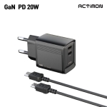 엑티몬 가정용 PD 20W 충전기 (C+C 포트) (C to C) MON-PD20W-CC-T2