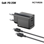 엑티몬 가정용 PD 25W 충전기 (C+C 포트) (C to C) MON-PD25W-CC-T2