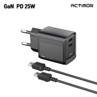 엑티몬 가정용 PD 25W 충전기 (C+C 포트) (C to C) MON-PD25W-CC-T2