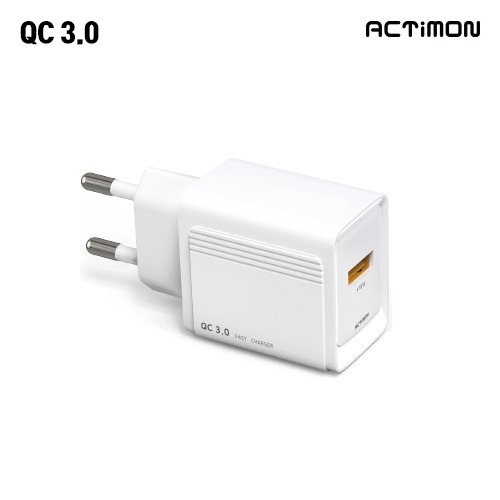 엑티몬 가정용 QC 3.0 충전기 (USB 포트)  MON-QC-301-T2 케이블미포함