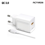 엑티몬 가정용 QC 3.0 충전기 (USB 포트) (C-TYPE) MON-QC-301-T2