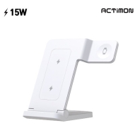 엑티몬 3IN1 고속 15W 무선 충전 패드 (C-TYPE) M-3IN1-WATCH