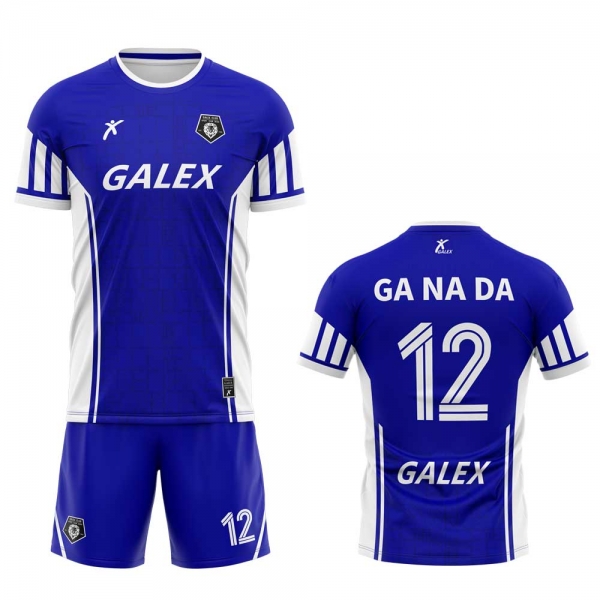 커스텀 풋볼 유니폼 세트 블루 GF5601 BL