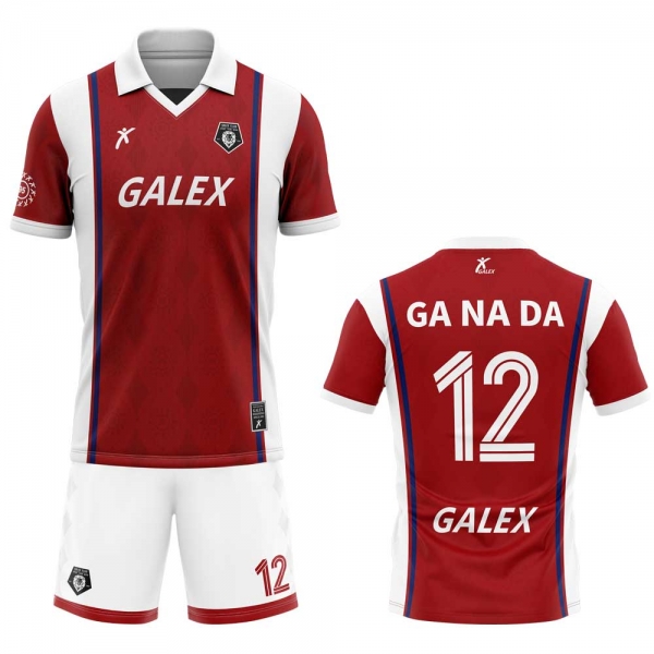 커스텀 풋볼 유니폼 세트 레드 GF5602 RD