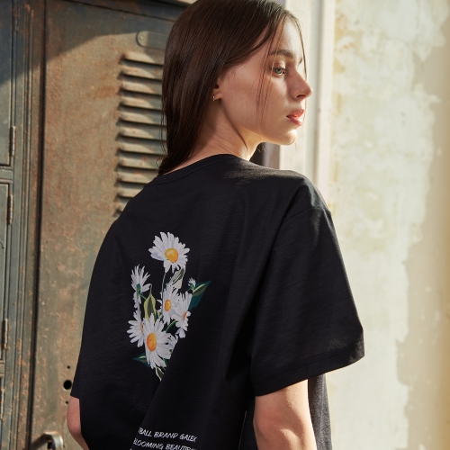 데이지 아트웍 숏슬리브 블랙 GA5625 BK