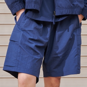 풋볼 시그니쳐 포켓 나일론 숏팬츠 블루 GA5661 BL