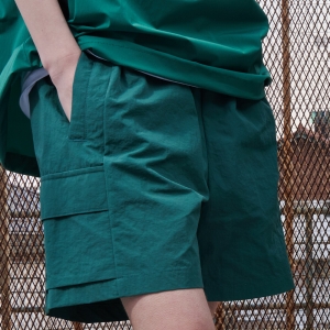 풋볼 시그니쳐 포켓 나일론 숏팬츠 그린 GA5661 GN