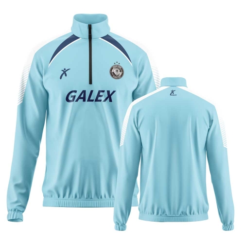 커스텀 하프집업 윈드브레이커 블루 GA5932 BL