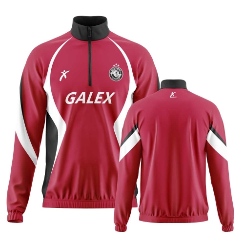 커스텀 하프집업 윈드브레이커 레드 GA5934 RD