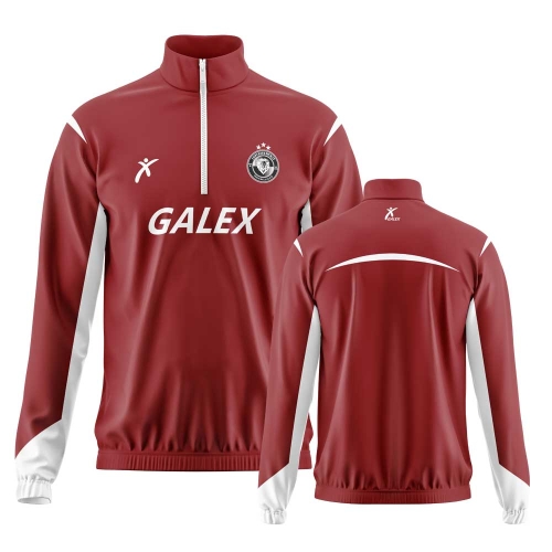 커스텀 하프집업 윈드브레이커 레드 GA5936 RD