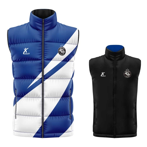 커스텀 양면 패딩 베스트 블루 GA5941 BL