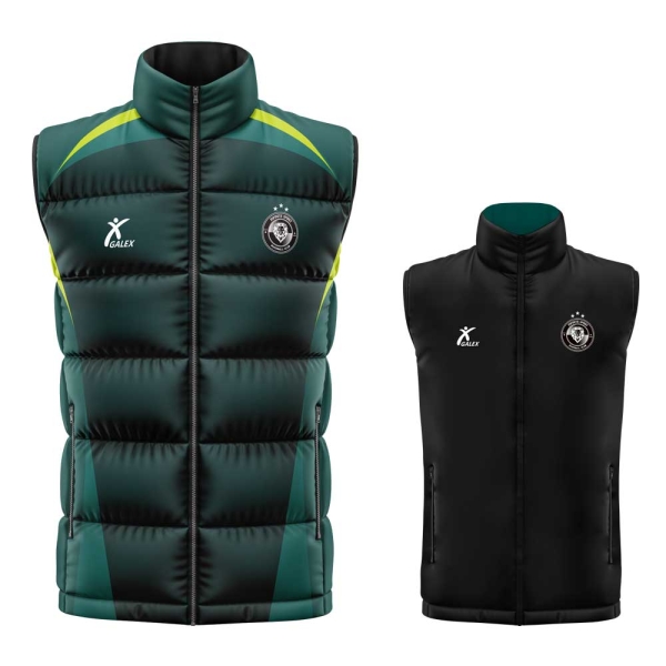 커스텀 양면 패딩 베스트 그린 GA5943 GN