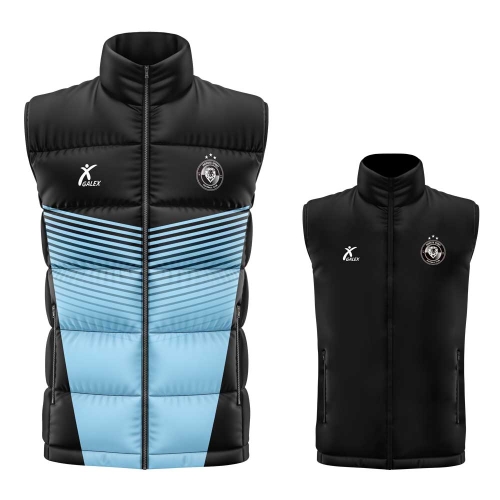 커스텀 양면 패딩 베스트 블루 GA5944 BL