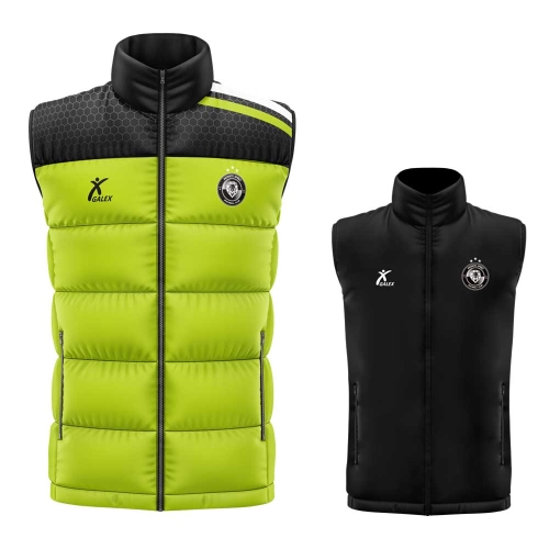 커스텀 양면 패딩 베스트 옐로우 GA5945 YE