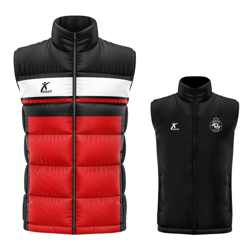 커스텀 양면 패딩 베스트 레드 GA5949 RD