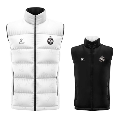 커스텀 양면 패딩 베스트 화이트 GA5951 WH