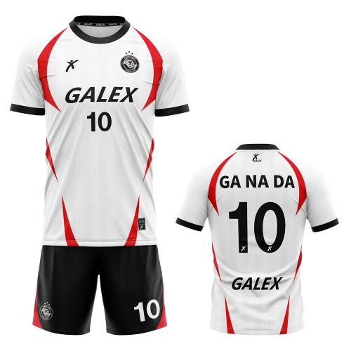 커스텀 풋볼 유니폼 세트 화이트 GF5305 WH