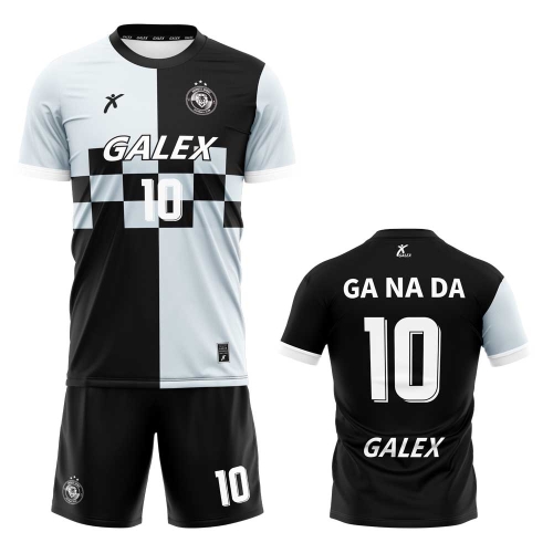 커스텀 풋볼 유니폼 세트 블랙 GF5302 BK