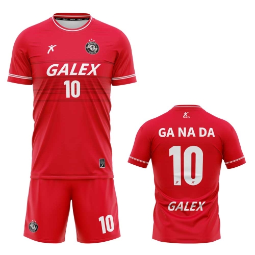 커스텀 풋볼 유니폼 세트 레드 GF5304 RD