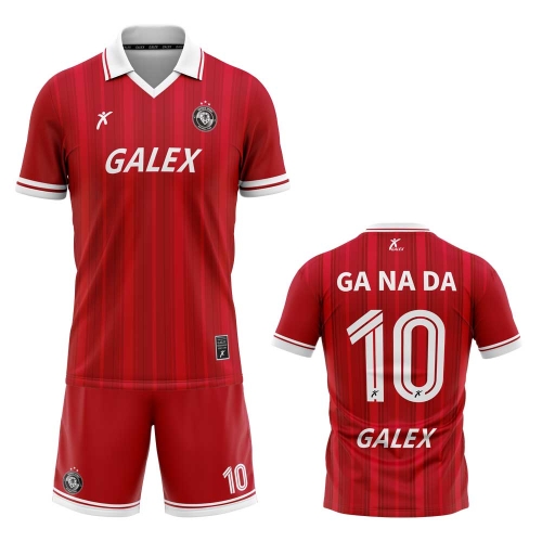 커스텀 풋볼 유니폼 세트 레드 GF5911 RD