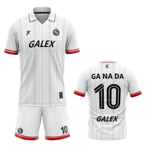 커스텀 풋볼 유니폼 세트 화이트 GF5911 WH