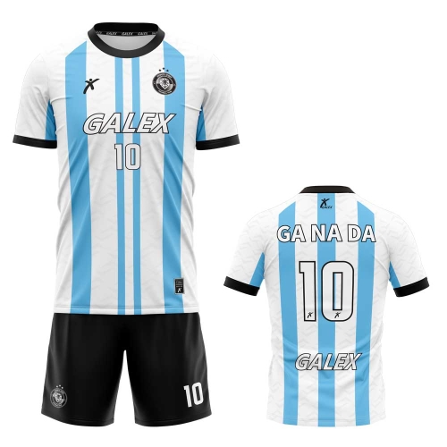 커스텀 풋볼 유니폼 세트 스카이블루 GF5913 SBL