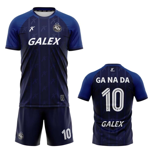 커스텀 레트로 풋볼 유니폼 세트 네이비 GF5900 NV