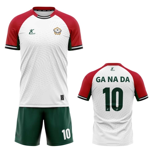 커스텀 레트로 풋볼 유니폼 세트 레드 GF5902 RD